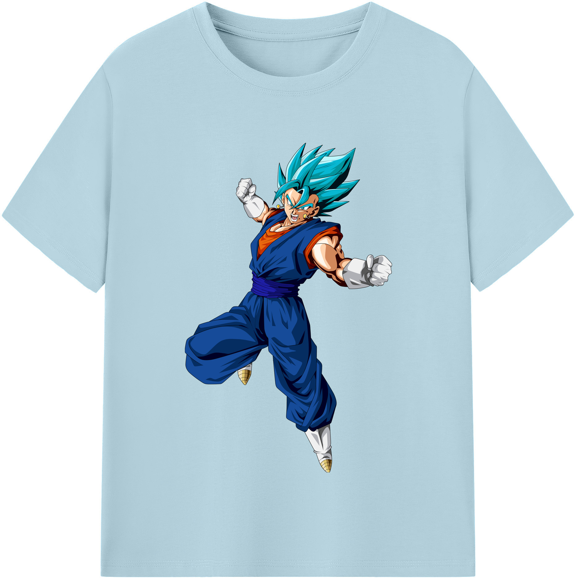 （画像用） ドラゴンボール ベジット DRAGON BALL Vegetto 綿100％半袖Tシャツ（フロントプリント）